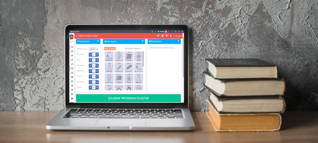 Kişiye Özel Çalışma Programı Oluşturma Özelliği Yayında !