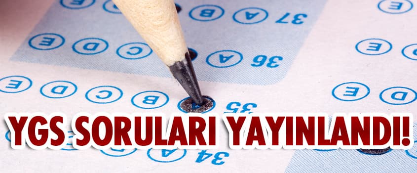 YGS soruları yayınlandı